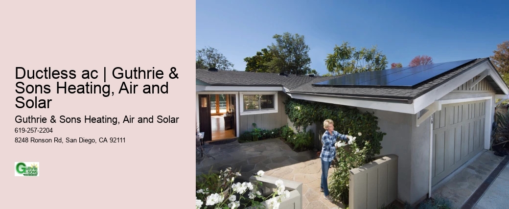Ductless ac | Guthrie & Sons Heating, Air and Solar