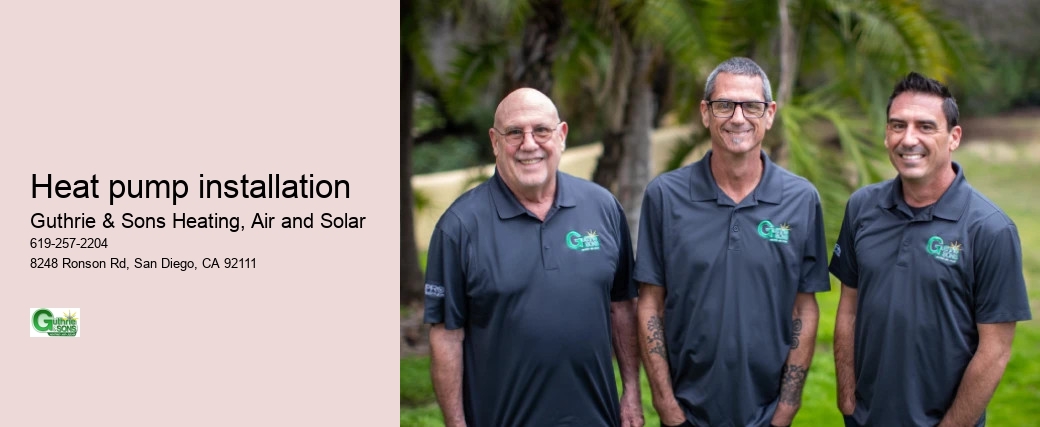 Heat pump installation