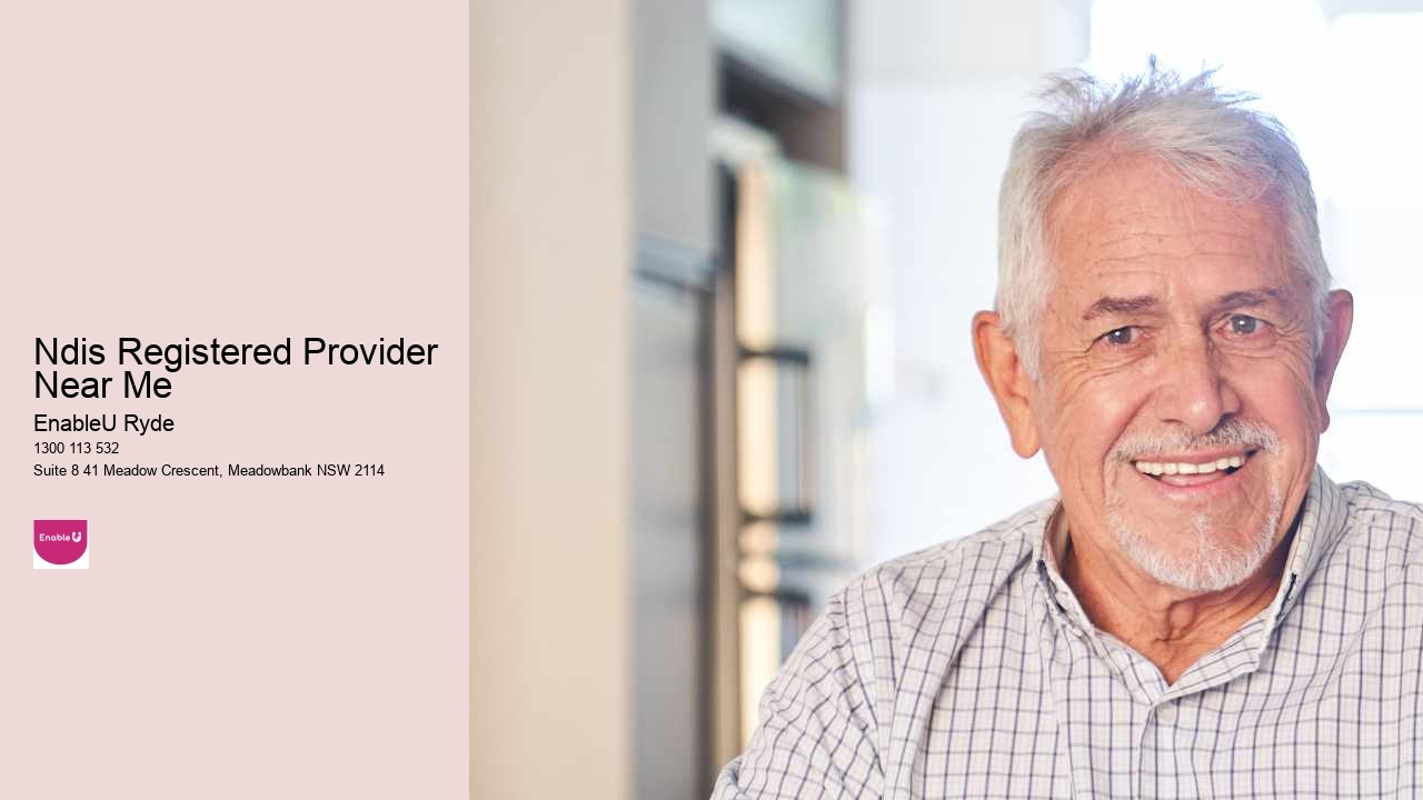 Ndis Registered Provider Near Me