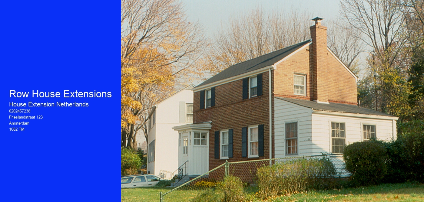 Row House Extensions