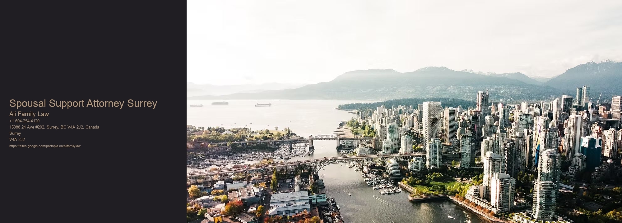Spousal Support Attorney Surrey