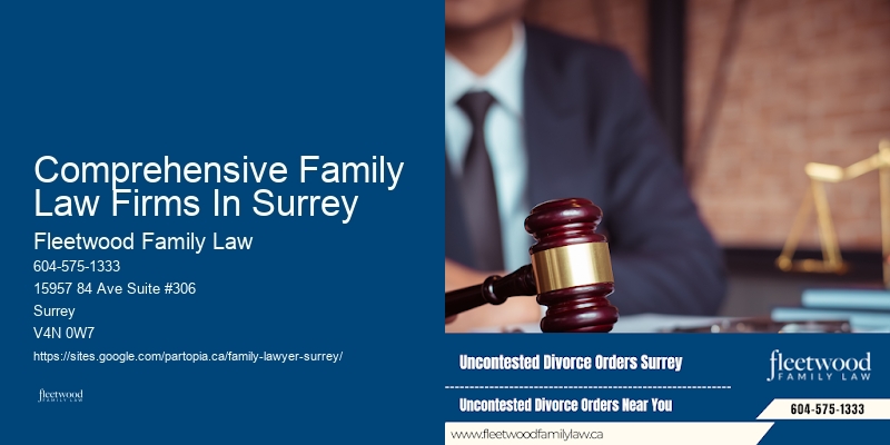 Comprehensive Family Law Firms In Surrey