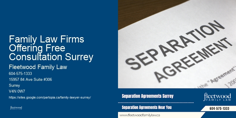 Family Law Firms Offering Free Consultation Surrey