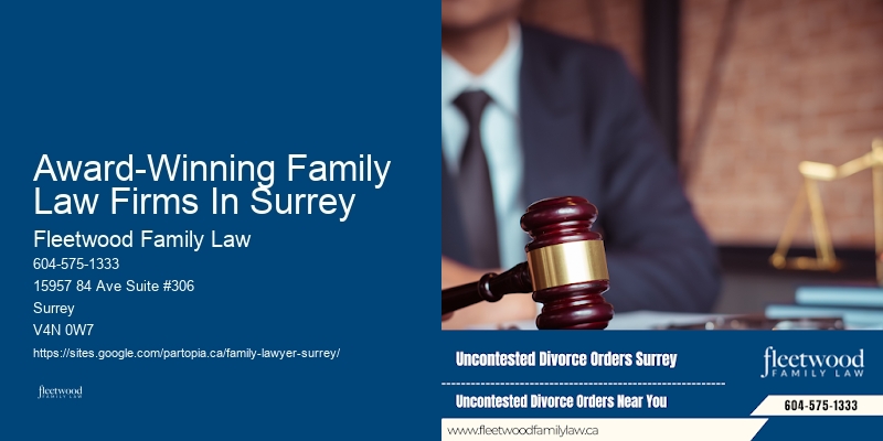 Award-Winning Family Law Firms In Surrey