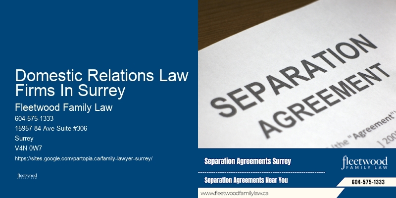 Domestic Relations Law Firms In Surrey