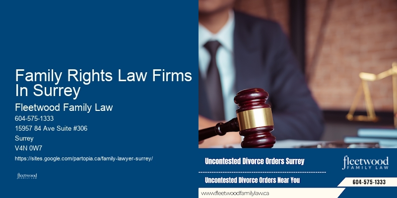 Family Rights Law Firms In Surrey