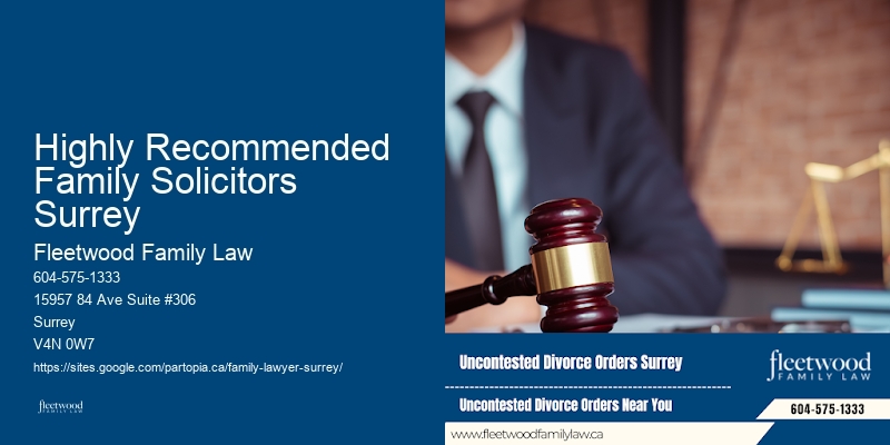 Highly Recommended Family Solicitors Surrey