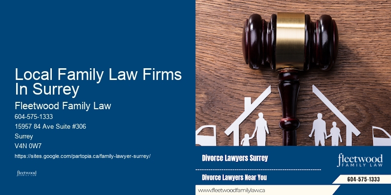 Local Family Law Firms In Surrey