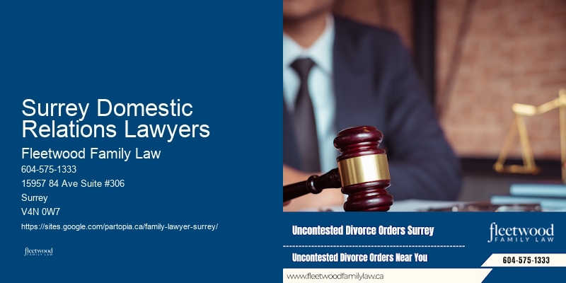 Surrey Domestic Relations Lawyers