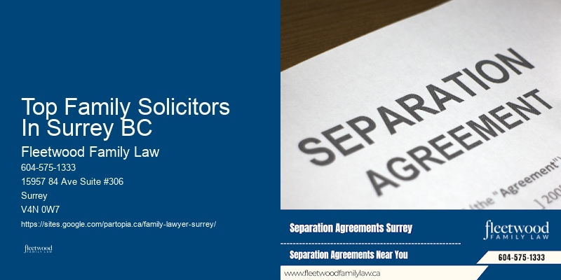 Top Family Solicitors In Surrey BC