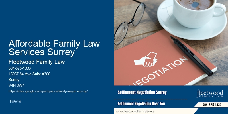 Affordable Family Law Services Surrey