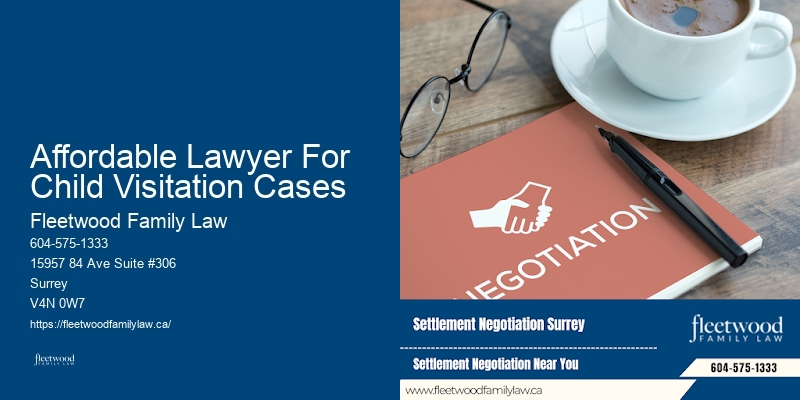 Affordable Lawyer For Child Visitation Cases