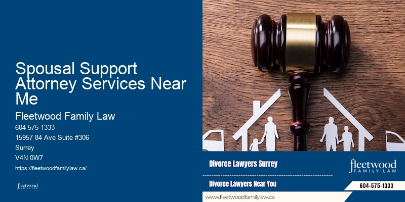 Spousal Support Attorney Services Near Me
