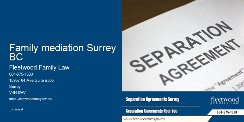 Family mediation Surrey BC