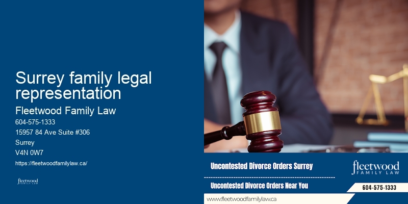 Surrey family legal representation