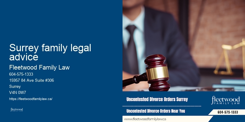 Surrey family legal advice