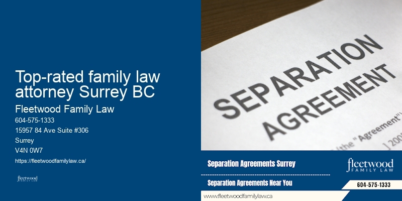 Top-rated family law attorney Surrey BC