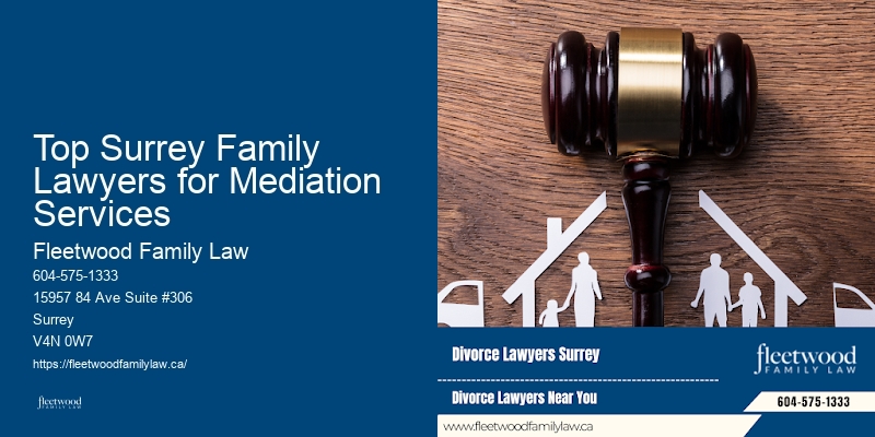 Top Surrey Family Lawyers for Mediation Services