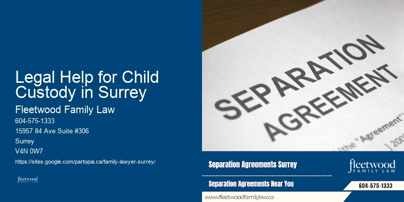 Legal Help for Child Custody in Surrey