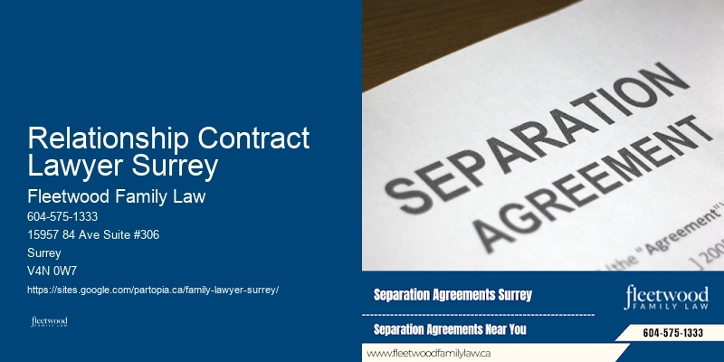 Relationship Contract Lawyer Surrey