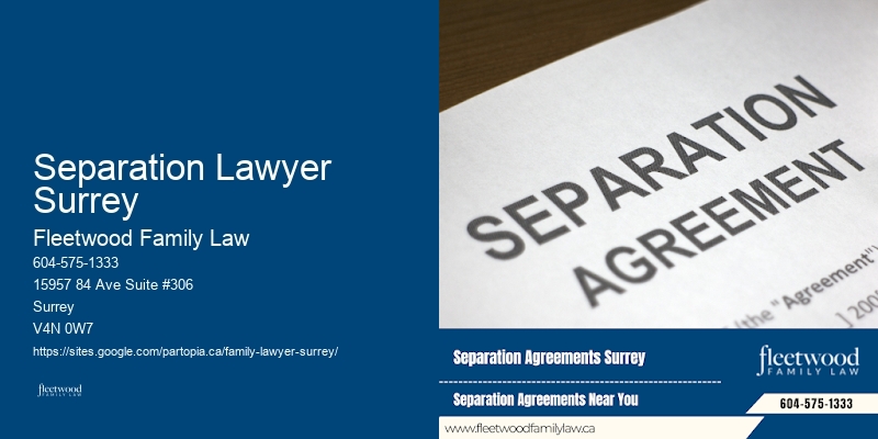 Separation Lawyer Surrey