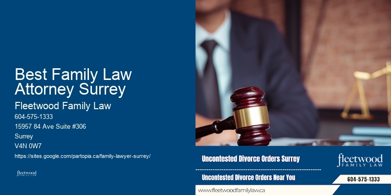 Best Family Law Attorney Surrey