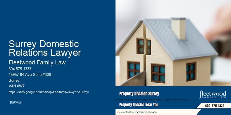Surrey Domestic Relations Lawyer Spousal Support Lawyer