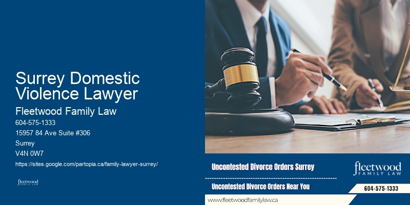 Surrey Domestic Violence Lawyer Family Law Firm