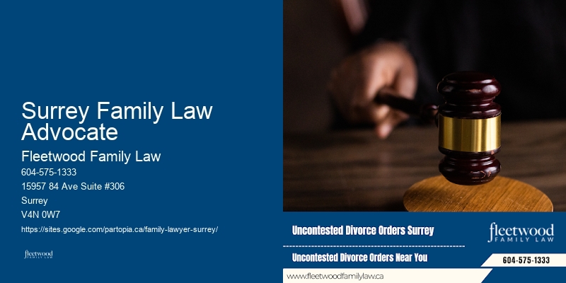 Surrey Family Law Advocate
