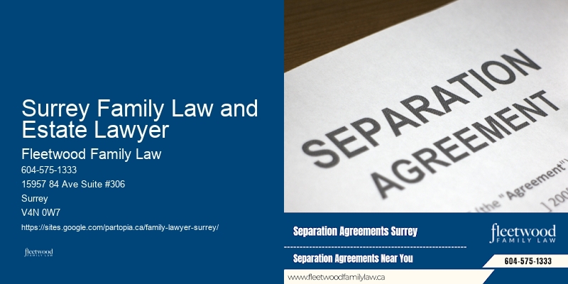 Surrey Family Law and Estate Lawyer