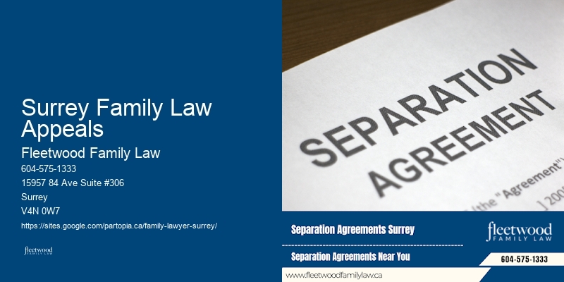 Surrey Family Law Appeals
