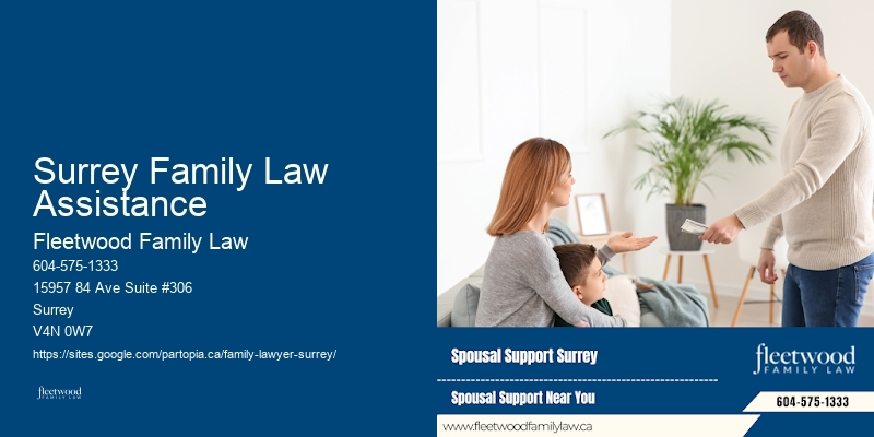 Surrey Family Law Assistance Child Support Lawyer