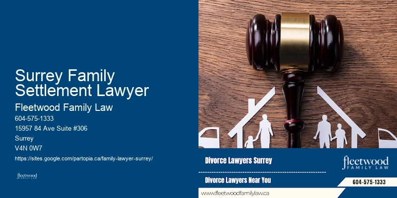 Surrey Family Settlement Lawyer
