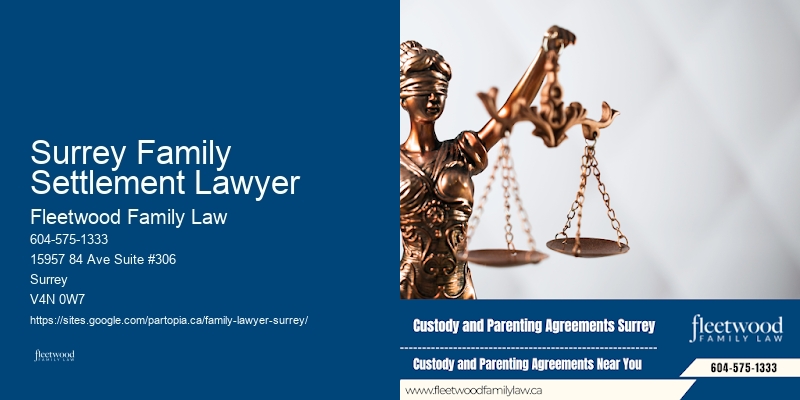 Family Custody Lawyer Surrey Family Settlement Lawyer