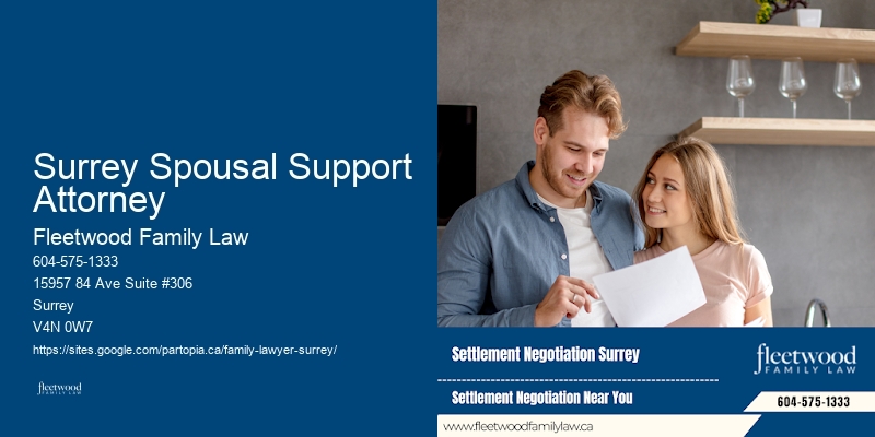 Family Law Surrey Spousal Support Attorney Bc