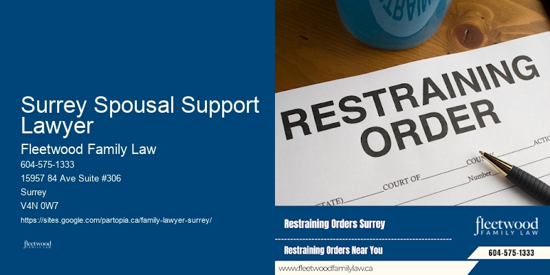 Family Lawyer Surrey Spousal Support Lawyer Litigation