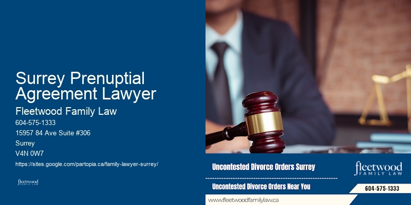 Surrey Prenuptial Agreement Lawyer