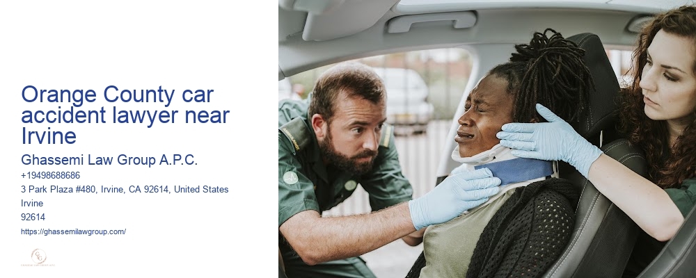 Orange County car accident lawyer near Irvine