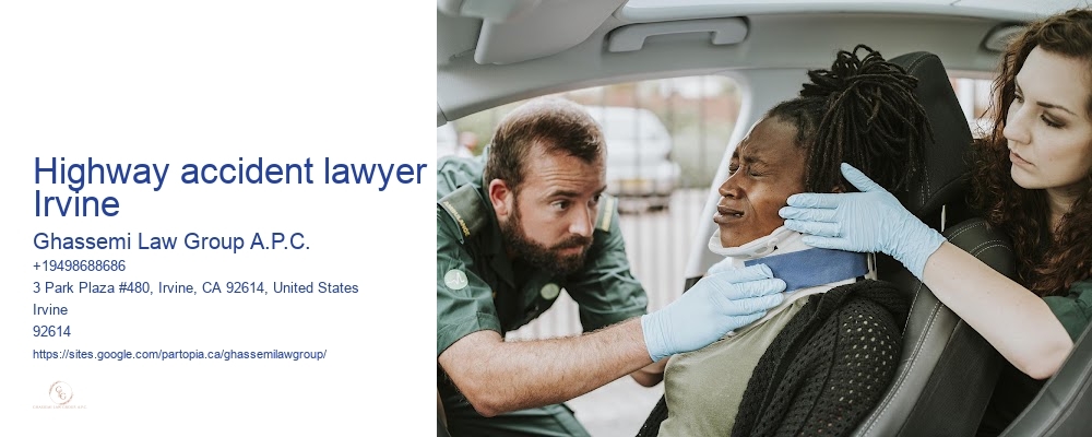 Highway accident lawyer Irvine