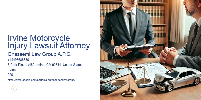 Irvine Motorcycle Injury Lawsuit Attorney
