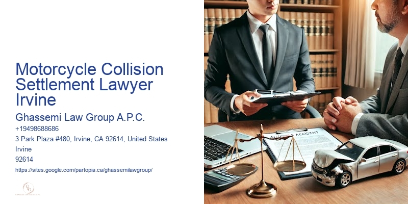 Motorcycle Collision Settlement Lawyer Irvine