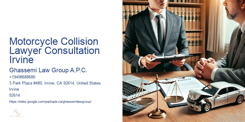 Motorcycle Collision Lawyer Consultation Irvine