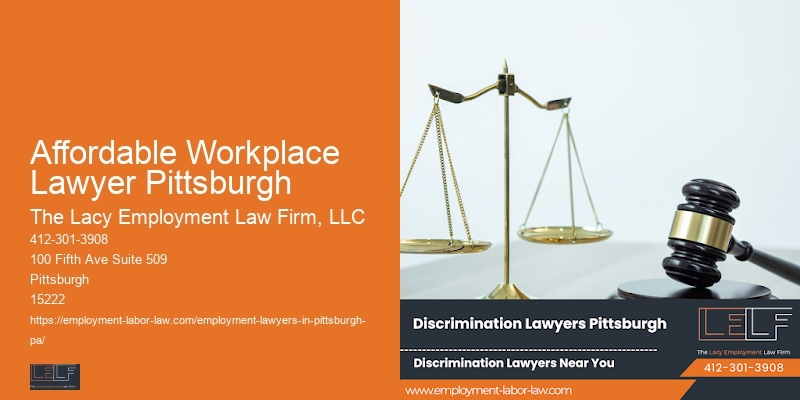 Wrongful Termination Support Affordable Workplace Lawyer Pittsburgh