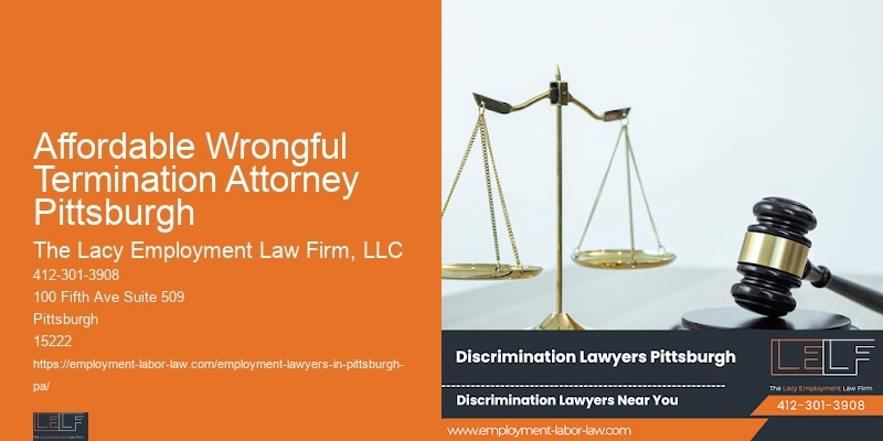 Affordable Workplace Harassment Lawyer Affordable Wrongful Termination Attorney Pittsburgh