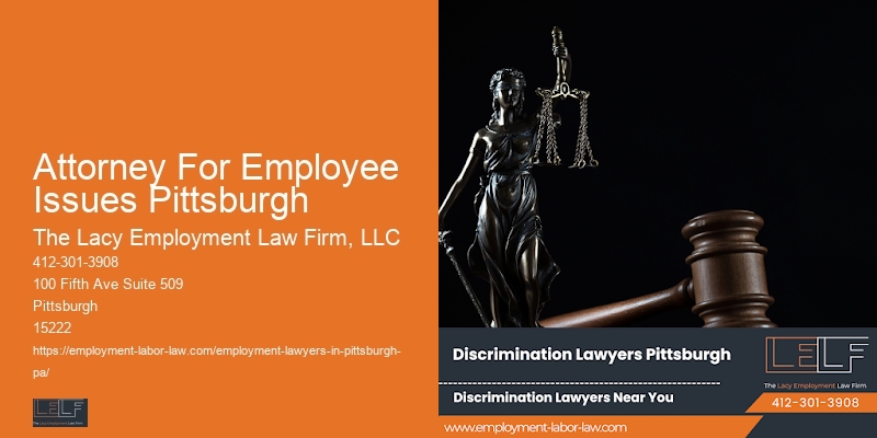 Disability Legal Help Attorney For Employee Issues Pittsburgh