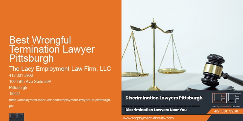 Wrongful Termination Law Firm Best Wrongful Termination Lawyer Pittsburgh