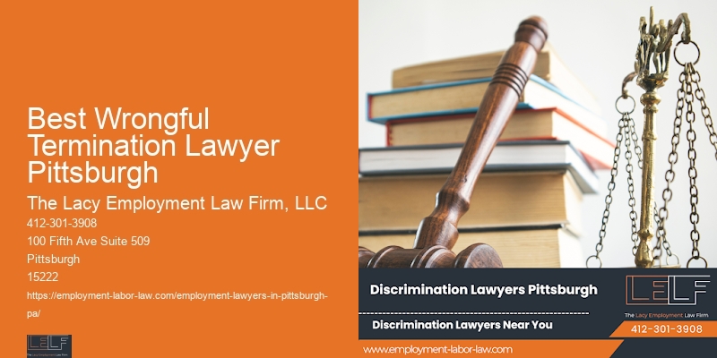 Affordable Workplace Discrimination Attorney Best Wrongful Termination Lawyer Pittsburgh