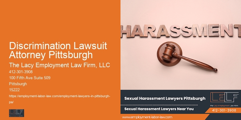 Discrimination Lawsuit Attorney Pittsburgh Employment Attorney Services