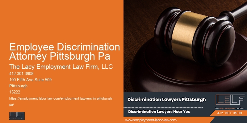 Employee Discrimination Attorney Pittsburgh Pa