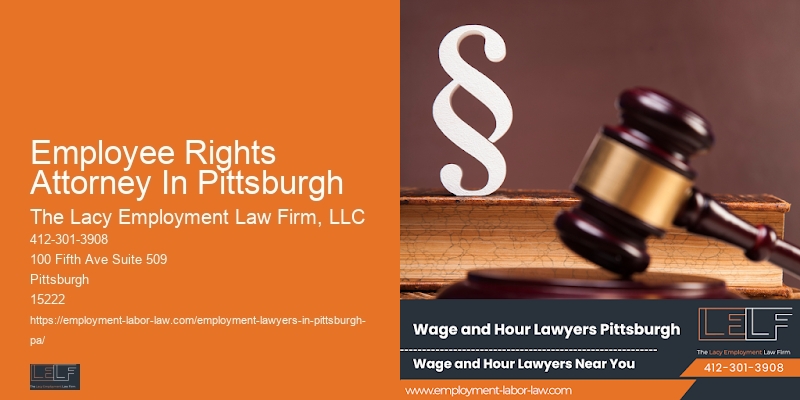 Employee Rights Attorney In Pittsburgh